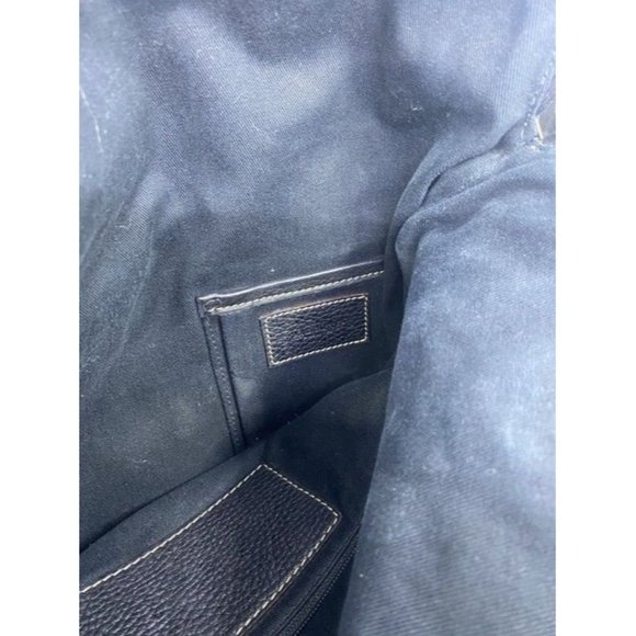 Dolce And Gabbana Miss Catch Fold Over Tote Black Leather Cross Body Bag - Picture 12 of 12